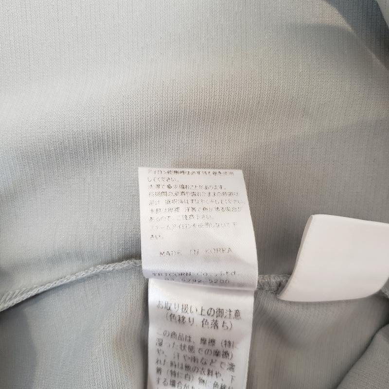 ヨーロ YOLO カットソー 半袖 38 無地 白 / ホワイト / X 灰 / グレー / レディース USED 古着 中古 10003812