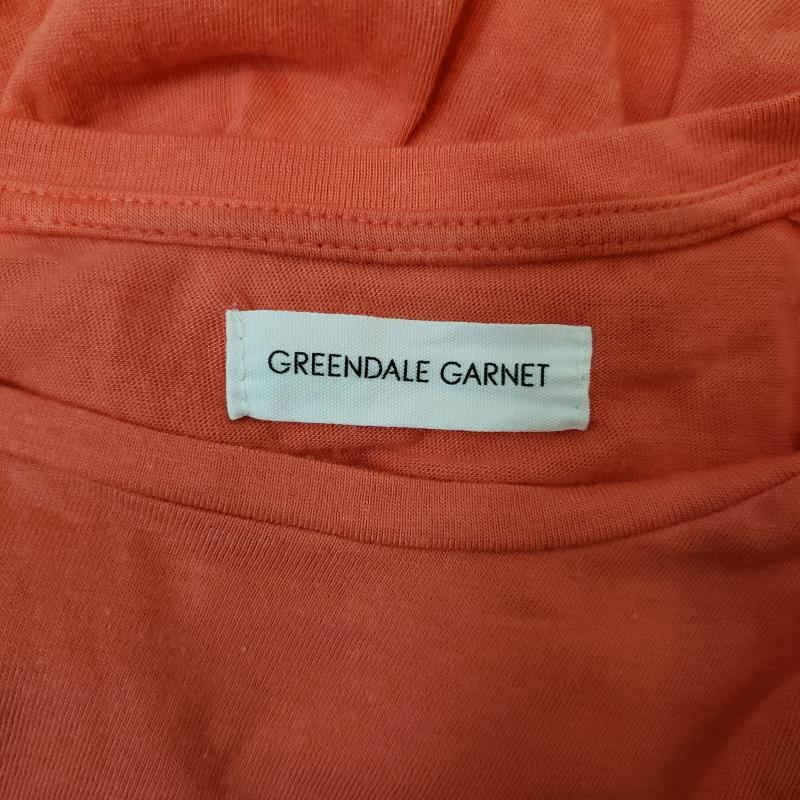 グリーンデイル ガーネット GREENDALE GARNET カットソー 半袖 M 無地 橙 / オレンジ / レディース USED 古着 中古 10003819