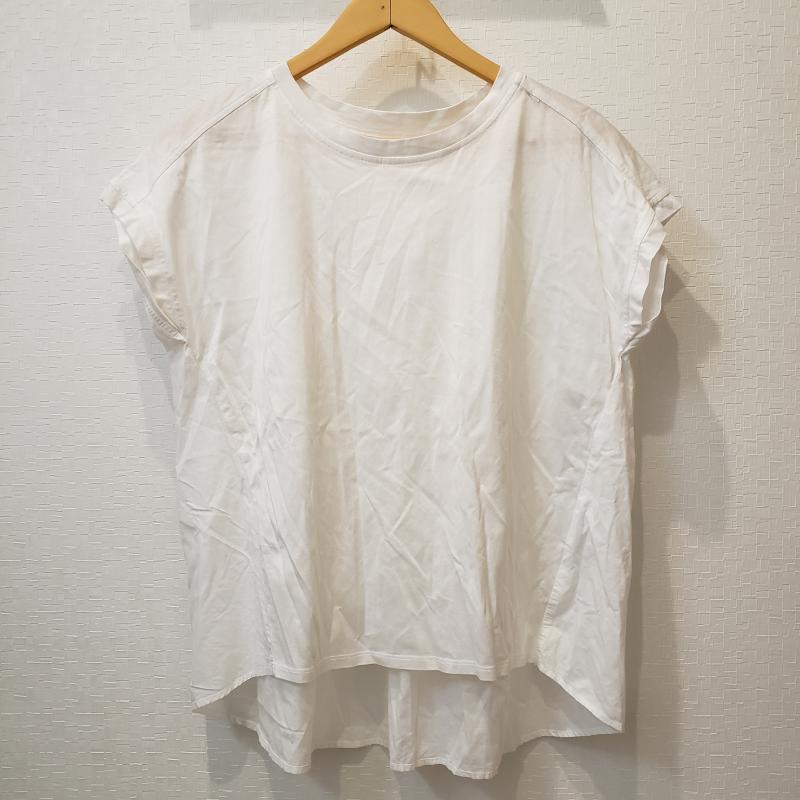 ヨーロ YOLO カットソー 半袖 38 無地 白 / ホワイト / レディース USED 古着 中古 10003821