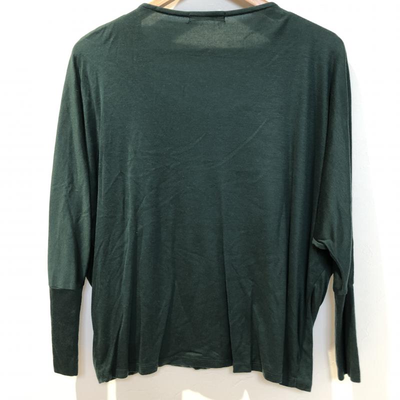ルール RULe カットソー 七分袖 M 無地 緑 / グリーン / レディース USED 古着 中古 10003857