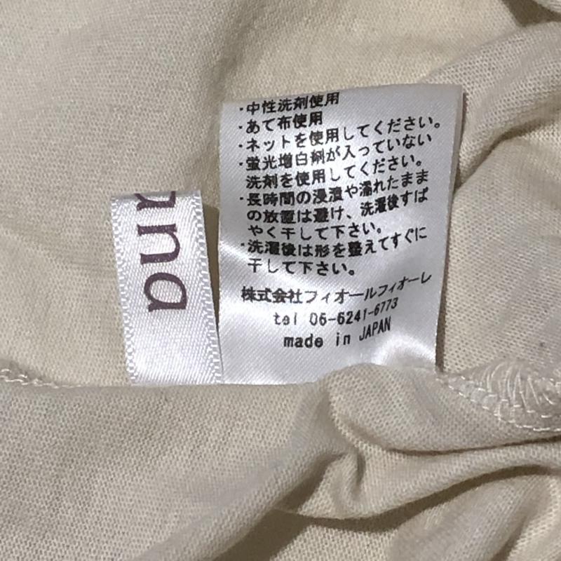アナナス anana カットソー 半袖 40 無地 ベージュ / ベージュ / レディース USED 古着 中古 10003873