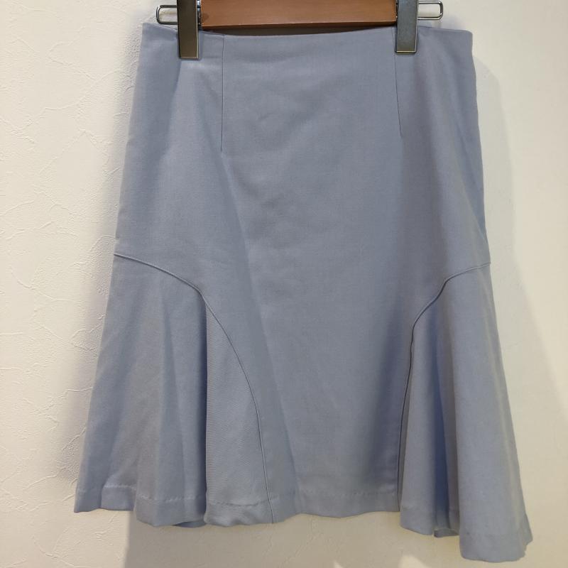 エンネア Ennea スカート ひざ丈スカート 40インチ 無地 青 / ブルー / レディース USED 古着 中古 10003883