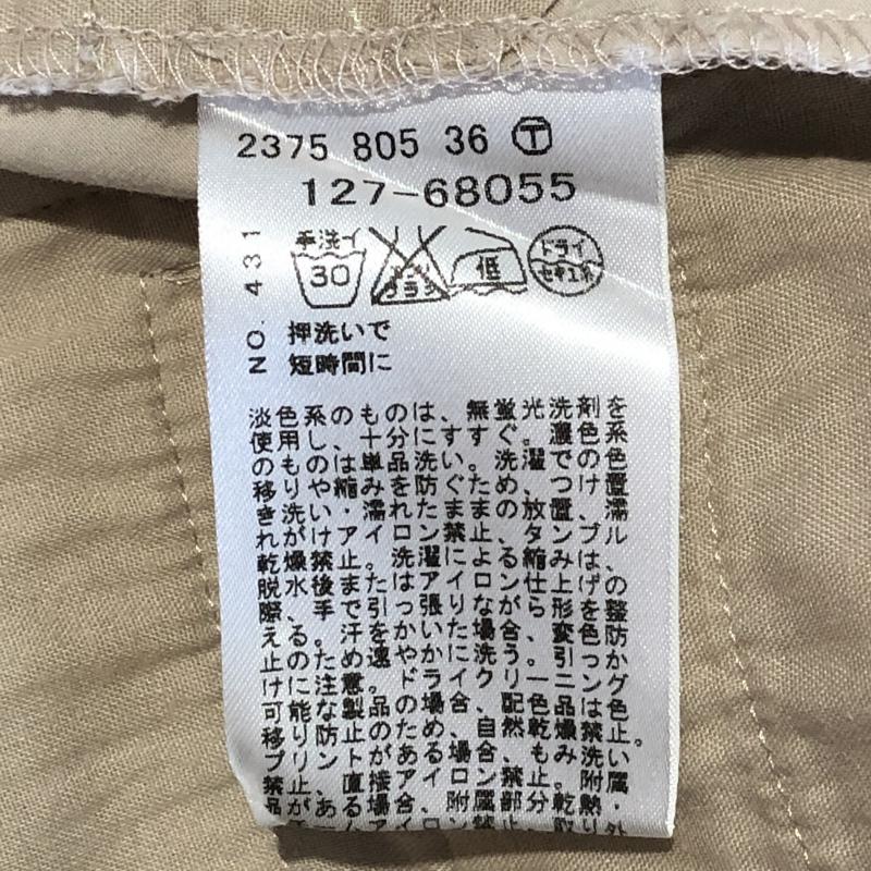インディヴィ INDIVI パンツ スラックス 36インチ 無地 ベージュ / ベージュ / レディース USED 古着 中古 10003885