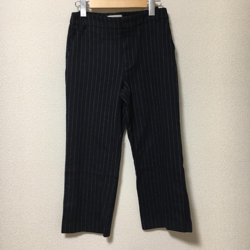 リズム R-ISM パンツ スラックス 2 ストライプ 紺 / ネイビー / X 白 / ホワイト / レディース USED 古着 中古 10003954