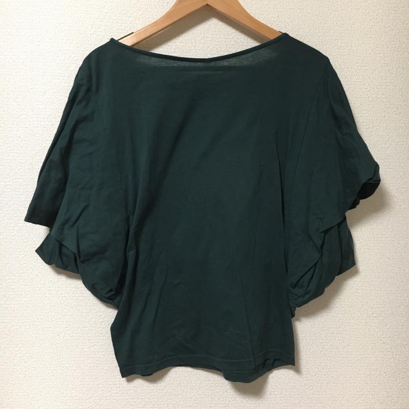 アナナス anana カットソー 半袖 38 無地 緑 / グリーン / レディース USED 古着 中古 10003976