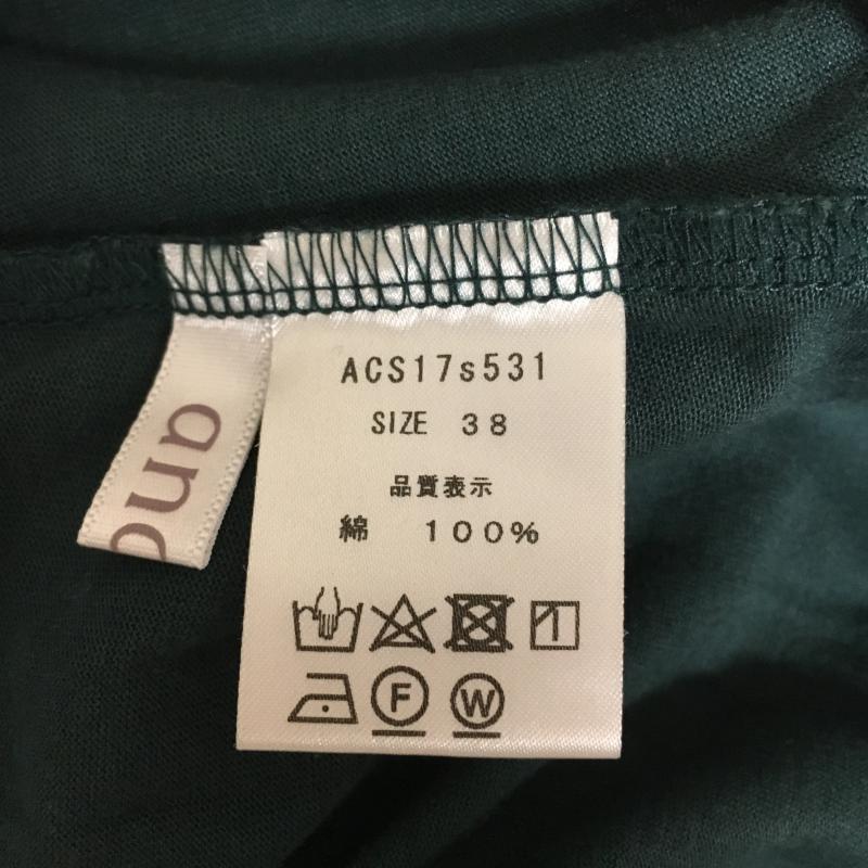 アナナス anana カットソー 半袖 38 無地 緑 / グリーン / レディース USED 古着 中古 10003976