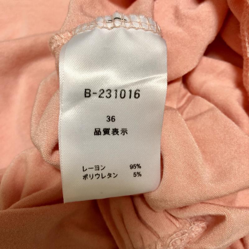 ドナマリー DONA MARIE カットソー 半袖 36 無地 桃 / ピンク / レディース USED 古着 中古 10004012