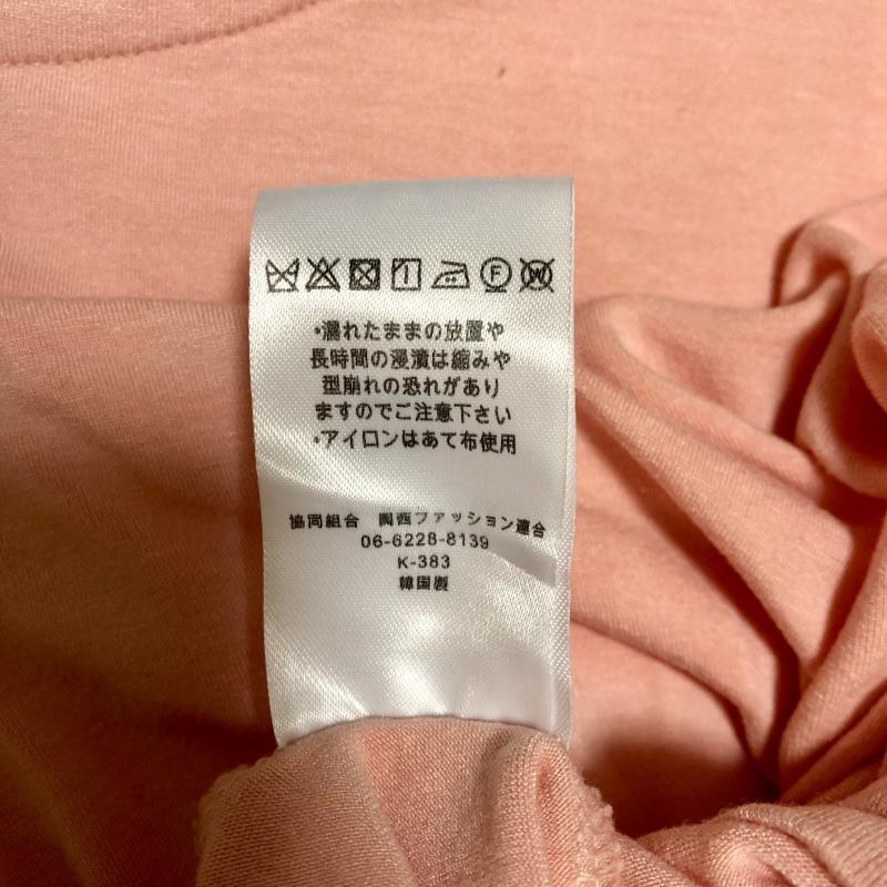 ドナマリー DONA MARIE カットソー 半袖 36 無地 桃 / ピンク / レディース USED 古着 中古 10004012