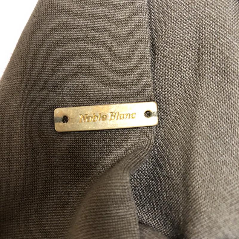 ノーブルブラン NobleBlanc カットソー 長袖 40 無地 緑 / グリーン / レディース USED 古着 中古 10004028
