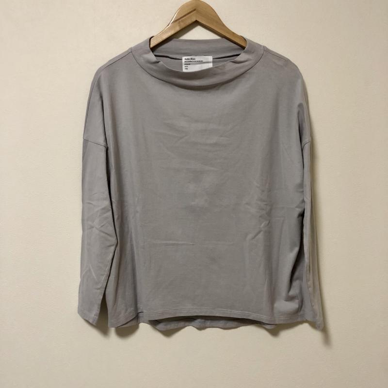 ノーブルブラン NobleBlanc カットソー 長袖 38 無地 青 / ブルー / レディース USED 古着 中古 10004029
