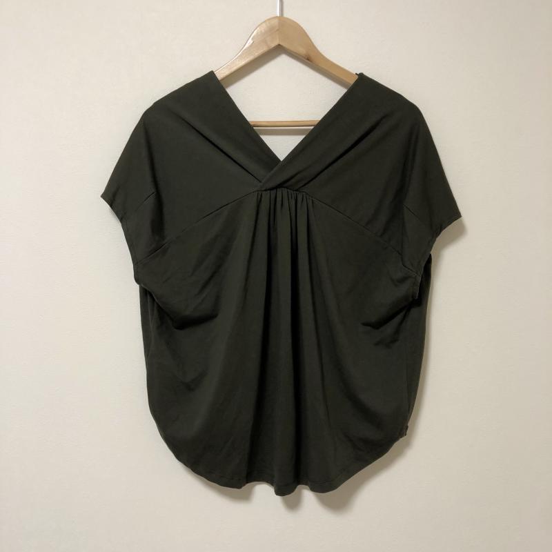 ロージー ROSIEE カットソー 半袖 38 無地 緑 / グリーン / レディース USED 古着 中古 10004032