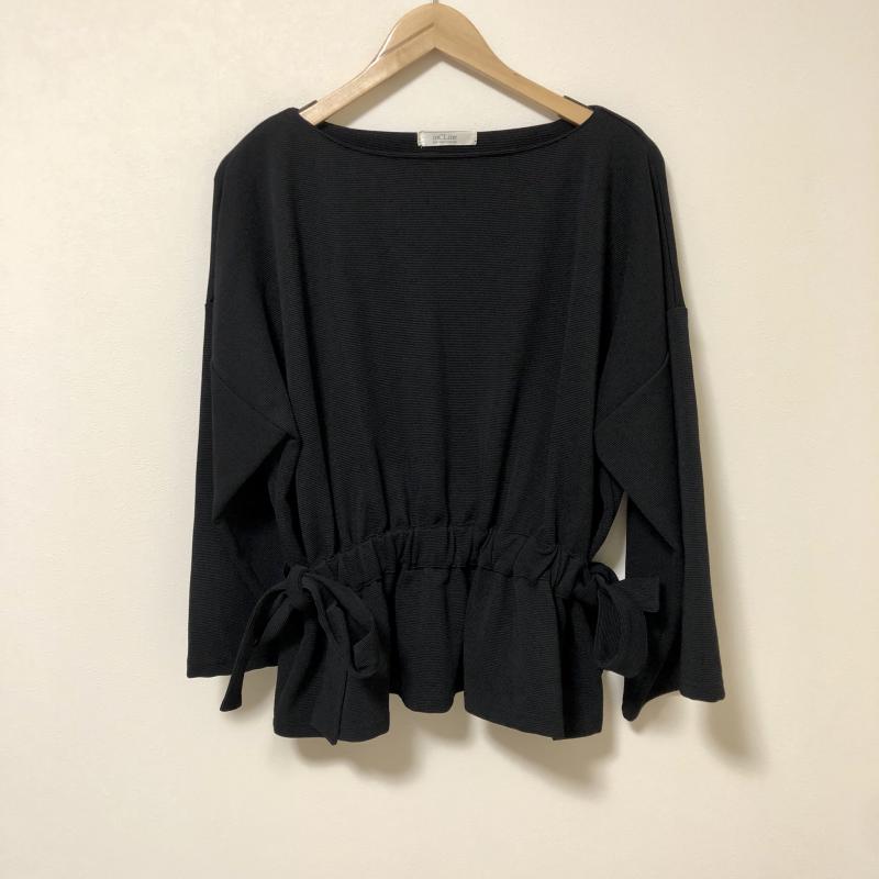 インクライン inCLine カットソー 長袖 M 無地 黒 / ブラック / レディース USED 古着 中古 10004042