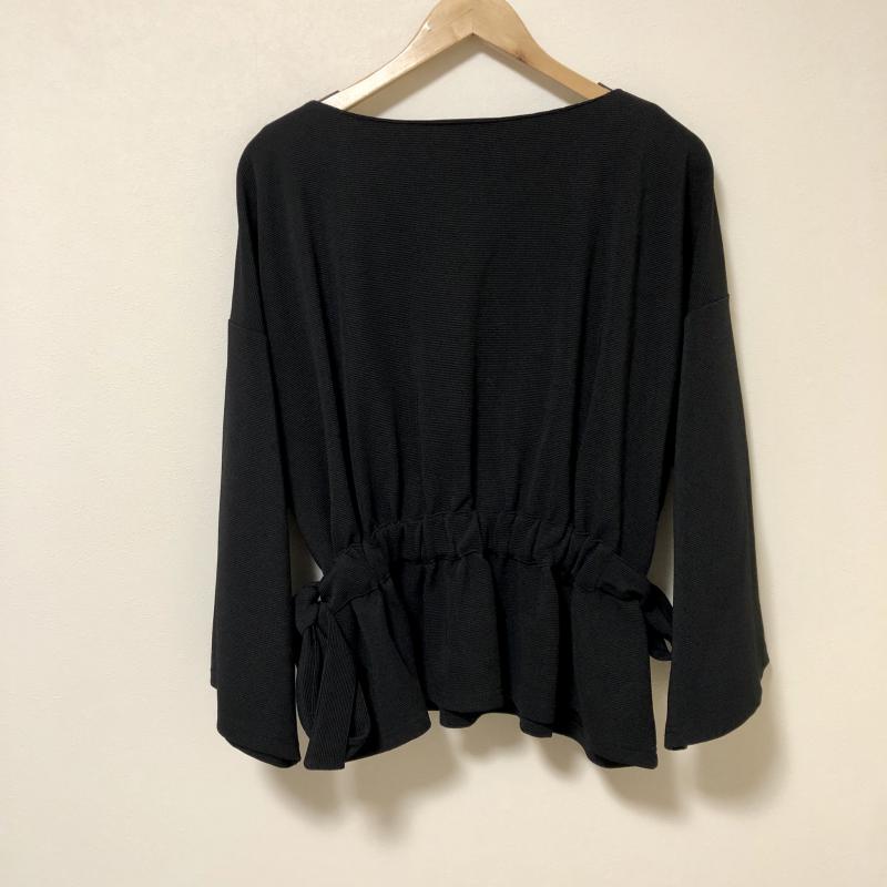 インクライン inCLine カットソー 長袖 M 無地 黒 / ブラック / レディース USED 古着 中古 10004042
