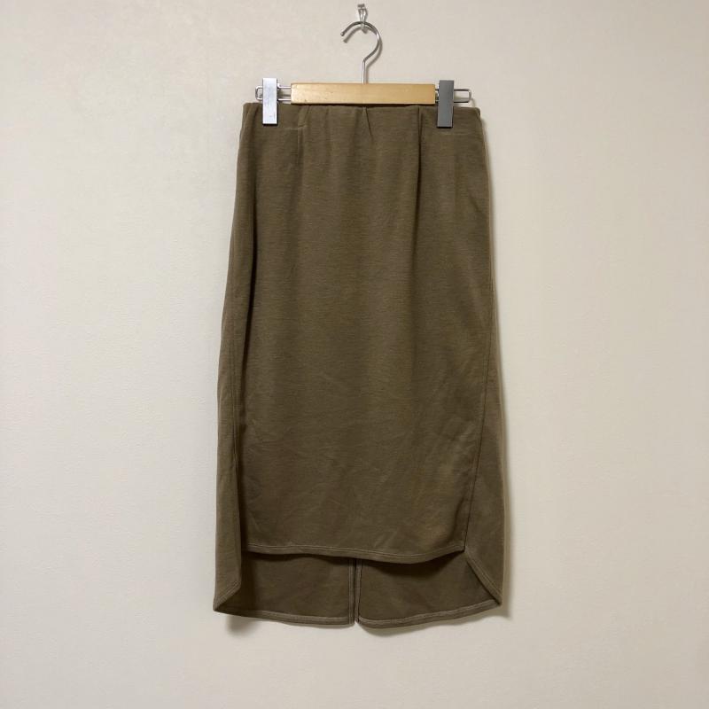 ノーブルブラン NobleBlanc スカート ロングスカート 36インチ 無地 ベージュ / ベージュ / レディース USED 古着 中古 10004048