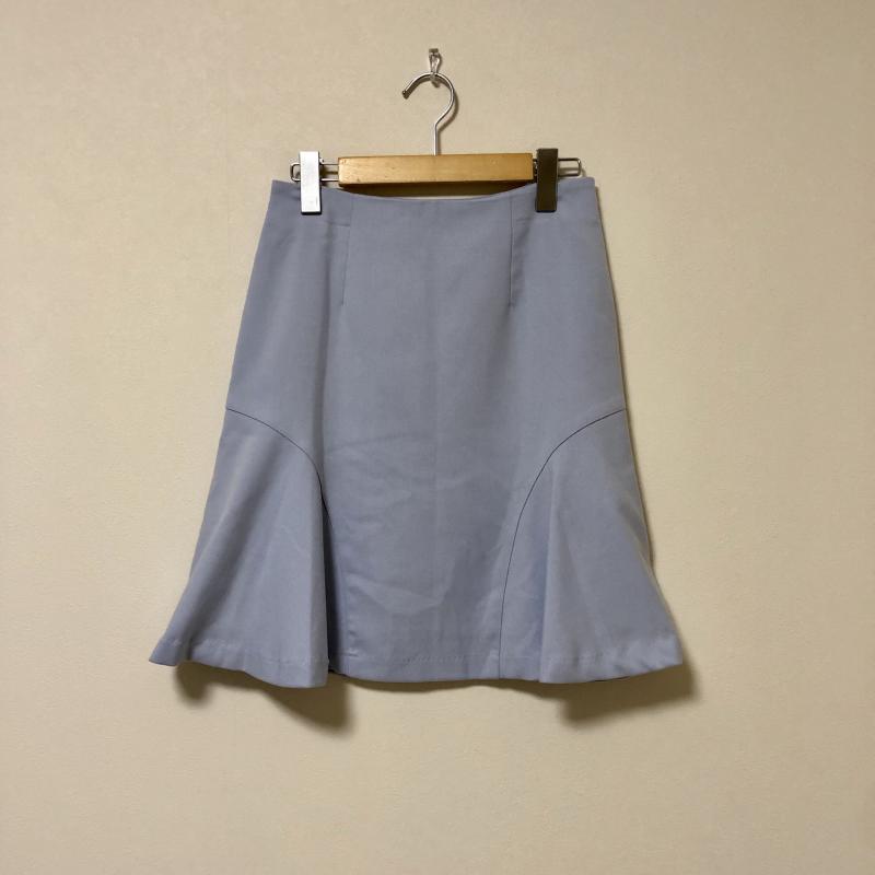 エンネア Ennea スカート ひざ丈スカート 38インチ 無地 青 / ブルー / レディース USED 古着 中古 10004050