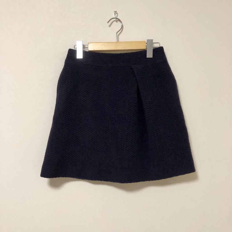 アメリカンラグシー AMERICAN RAG CIE スカート ミニスカート 0 無地 紺 / ネイビー / レディース USED 古着 中古 10004054