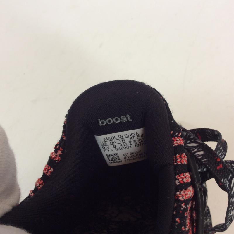 アディダス adidas スニーカー スニーカー ウルトラブースト/ULTRA BOOST/BB3521 27.5cm 赤 / レッド / X 黒 / ブラック / メンズ USED 古着 中古 10004182