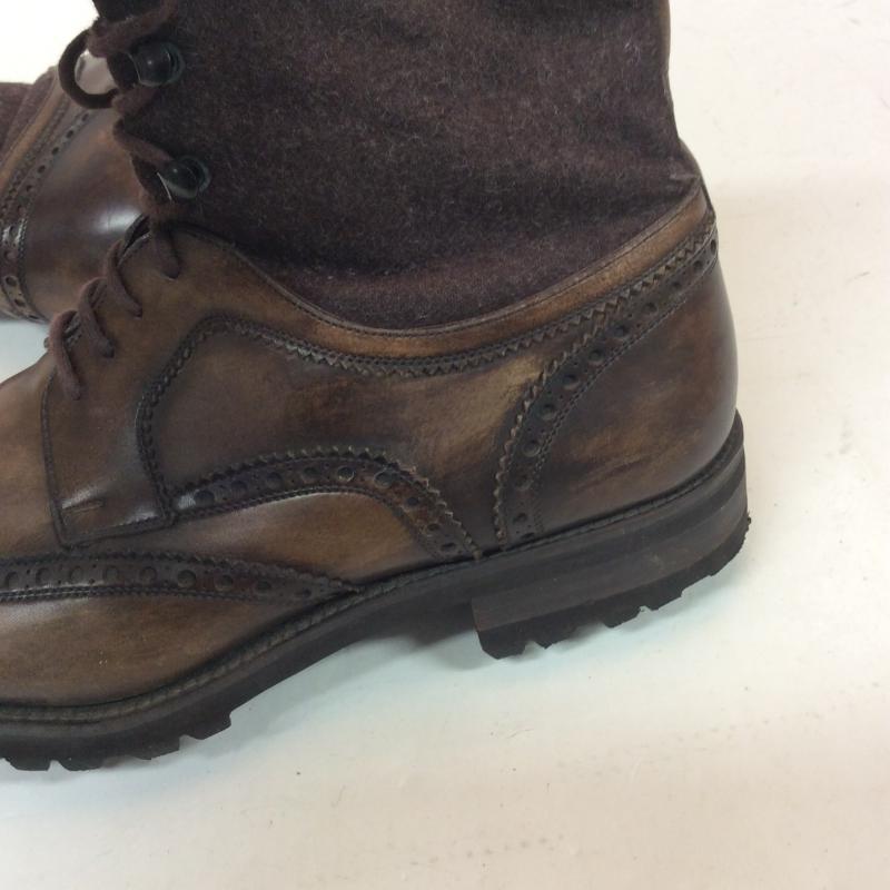 マグナーニ MAGNANNI ブーツ ショートブーツ US:10.5 無地 茶 / ブラウン / メンズ USED 古着 中古 10004192