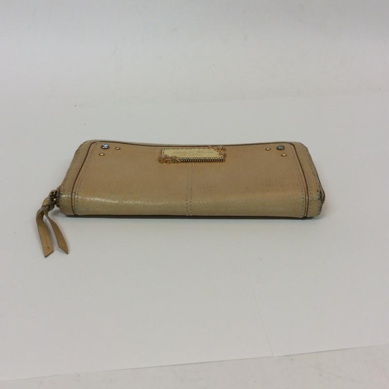 サマンサタバサ プチチョイス Samantha Thavasa Petit Choice 財布 長財布 無地 ベージュ / ベージュ / レディース USED 古着 中古 10004210
