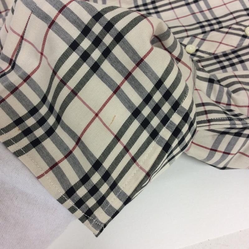 バーバリーロンドン Burberry London シャツ、ブラウス 半袖 S チェック ベージュ / ベージュ / レディース USED 古着 中古 10004237