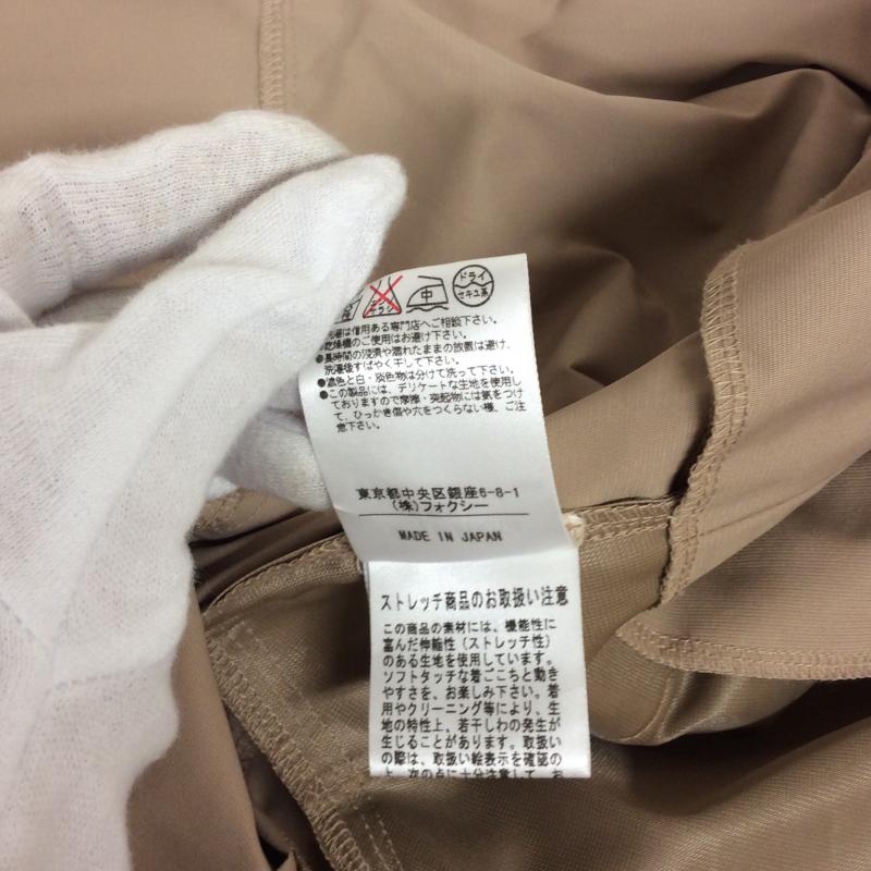 フォクシーニューヨーク FOXEYNEWYORK スカート ひざ丈スカート 38 無地 ベージュ / ベージュ / レディース USED 古着 中古 10004239