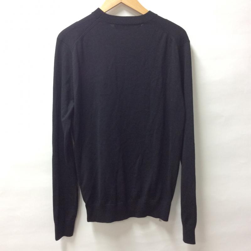 ディースクエアード DSQUARED2 ニット、セーター 長袖 S 無地 黒 / ブラック / メンズ USED 古着 中古 10004242
