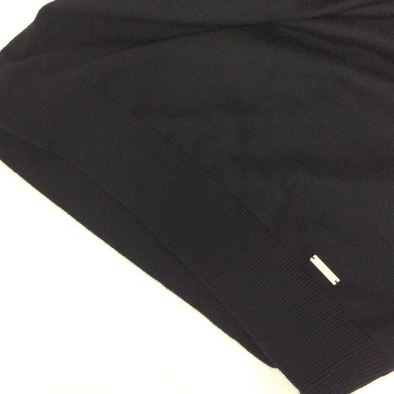 ディースクエアード DSQUARED2 ニット、セーター 長袖 S 無地 黒 / ブラック / メンズ USED 古着 中古 10004242