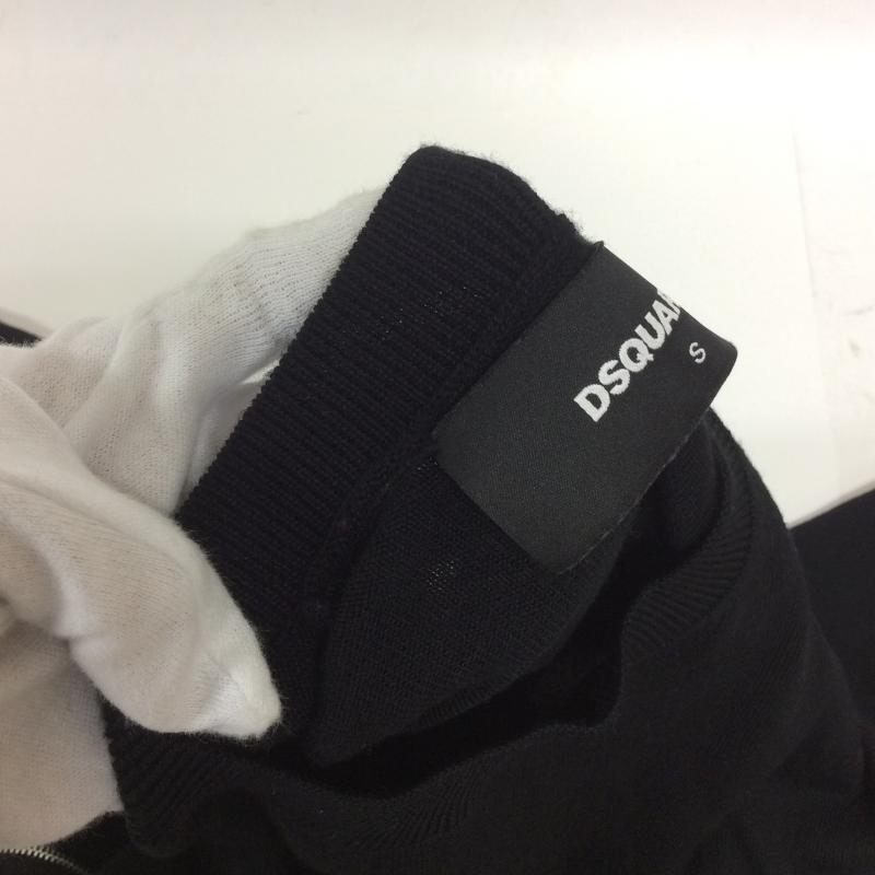 ディースクエアード DSQUARED2 ニット、セーター 長袖 S 無地 黒 / ブラック / メンズ USED 古着 中古 10004242
