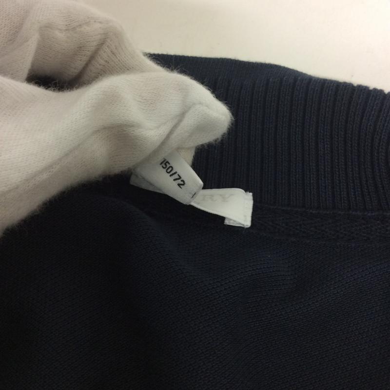 バーバリーチルドレン BURBERRYCHILDREN ポロシャツ 半袖 150cm 無地 X ロゴ、文字 紺 / ネイビー / ボーイズ USED 古着 中古 10004245