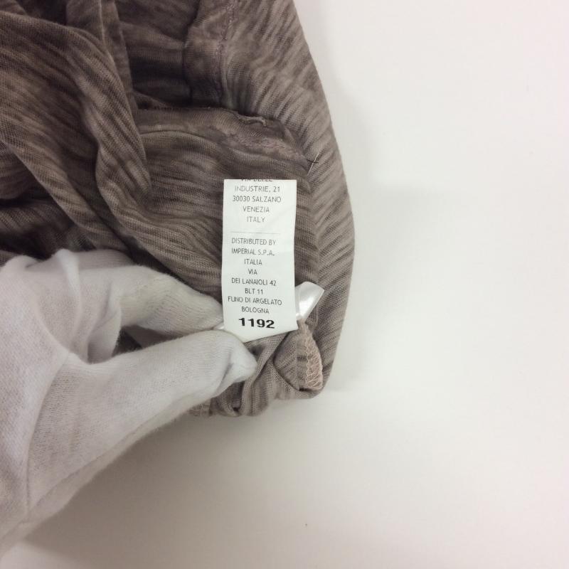 インペリアル IMPERIAL カットソー 半袖 無地 X ダメージ加工 X 星 茶 / ブラウン / レディース USED 古着 中古 10004254