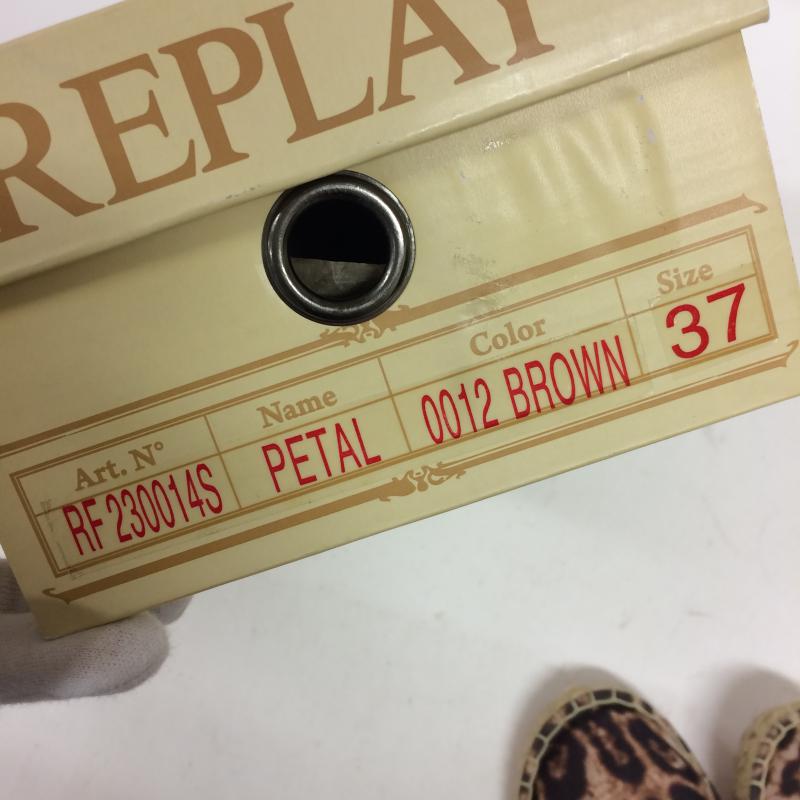 リプレイ REPLAY スリッポン スリッポン ヒョウ柄・レオパード柄 ベージュ / ベージュ / X 茶 / ブラウン / レディース USED 古着 中古 10004263