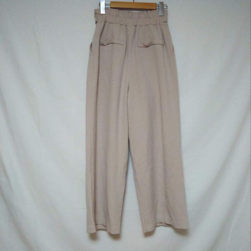 エンネア Ennea パンツ スラックス 38インチ 無地 ベージュ / ベージュ / レディース USED 古着 中古 10004285