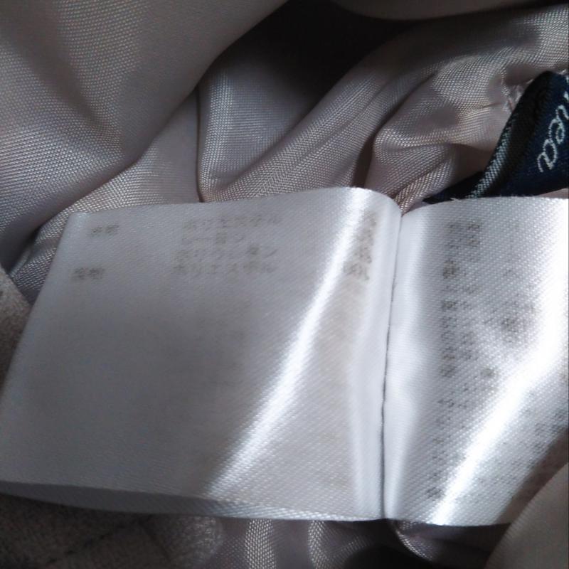 エンネア Ennea パンツ スラックス 38インチ 無地 ベージュ / ベージュ / レディース USED 古着 中古 10004285