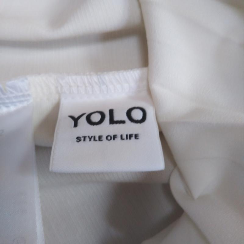 ヨーロ YOLO カットソー 半袖 36 無地 白 / ホワイト / レディース USED 古着 中古 10004300