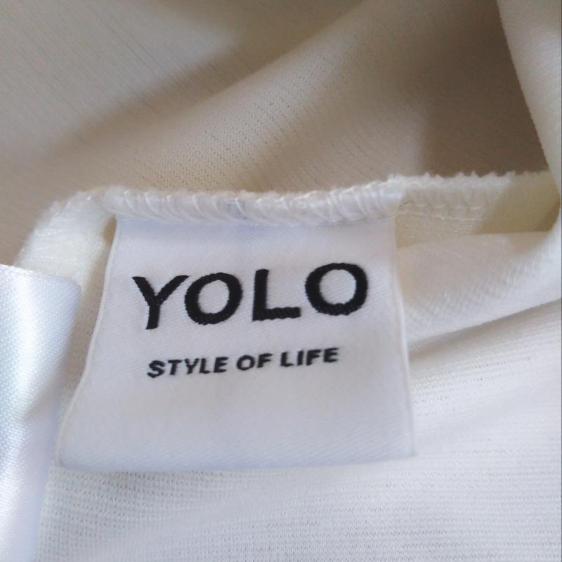ヨーロ YOLO カットソー 半袖 36 無地 白 / ホワイト / レディース USED 古着 中古 10004304