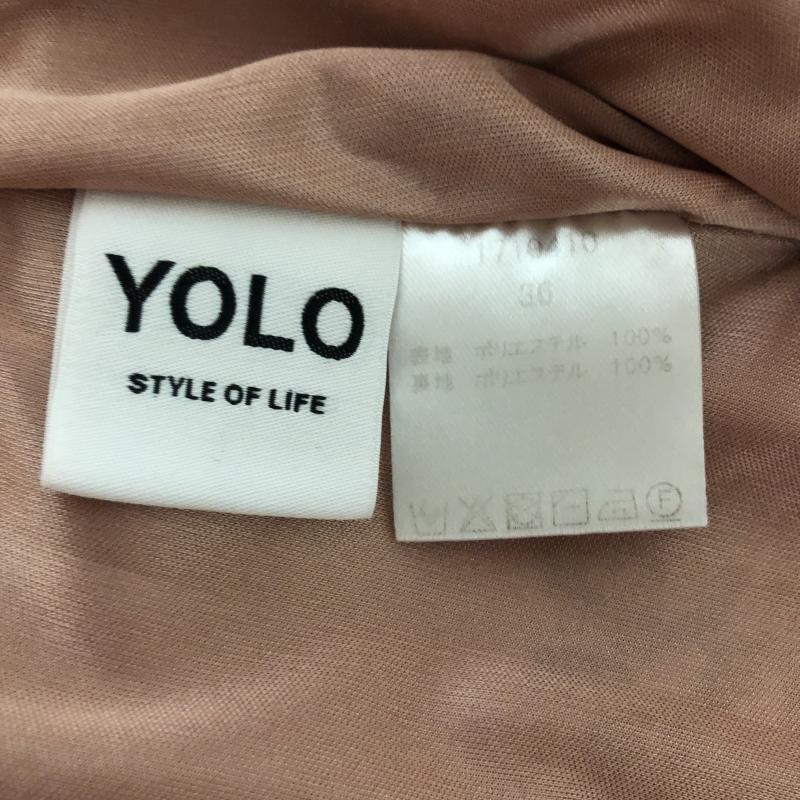 ヨーロ YOLO ワンピース ミニスカート 36 総柄 X 花柄 桃 / ピンク / X マルチカラー / マルチカラー / レディース USED 古着 中古 10004335