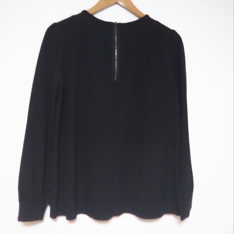 ルール RULe カットソー 長袖 M 無地 黒 / ブラック / レディース USED 古着 中古 10004338