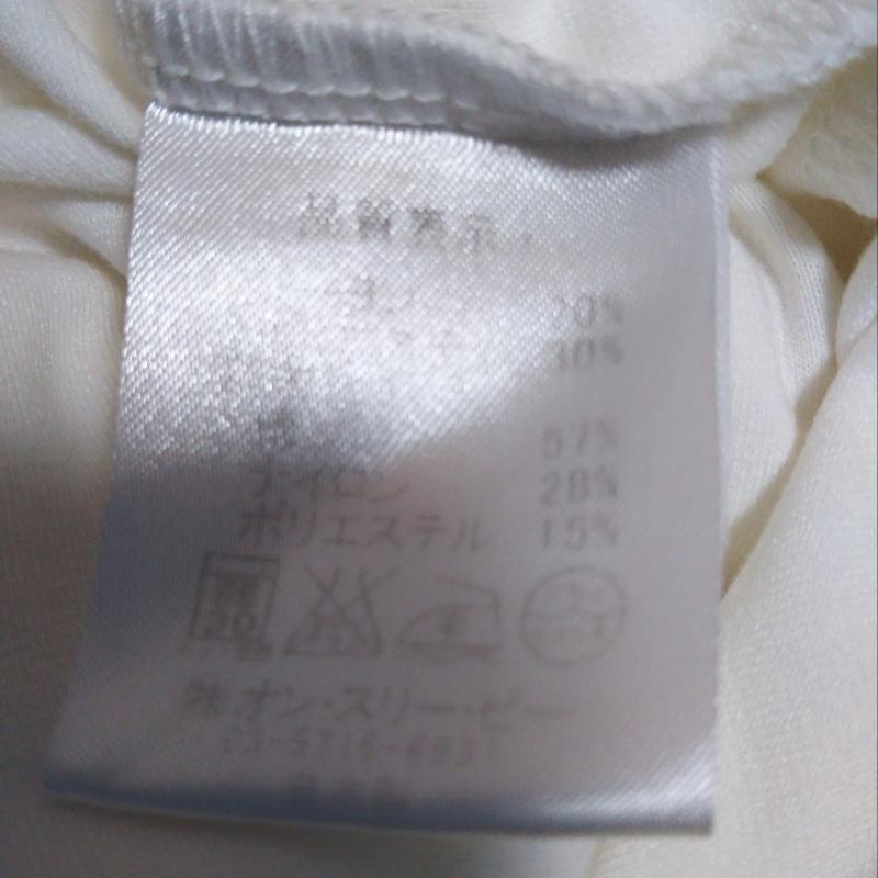 アンナクリーク anna kreek カットソー 半袖 総柄 X 無地 白 / ホワイト / X 黒 / ブラック / レディース USED 古着 中古 10004344