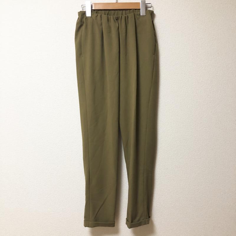 エンネア Ennea パンツ スラックス 36インチ 無地 緑 / グリーン / レディース USED 古着 中古 10004349