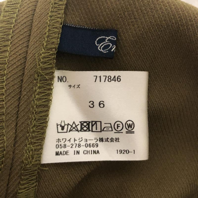 エンネア Ennea パンツ スラックス 36インチ 無地 緑 / グリーン / レディース USED 古着 中古 10004349