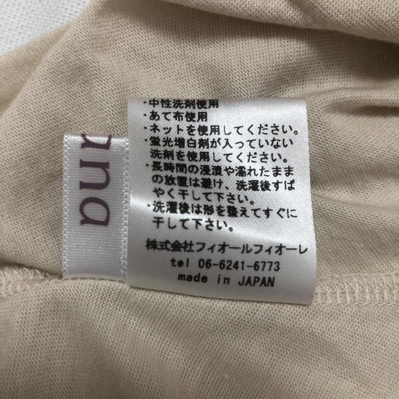 アナナス anana カットソー 七分袖 38 無地 白 / ホワイト / レディース USED 古着 中古 10004351