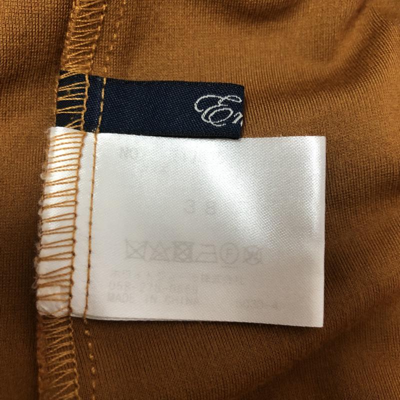 エンネア Ennea カットソー 長袖 38 無地 茶 / ブラウン / レディース USED 古着 中古 10004352