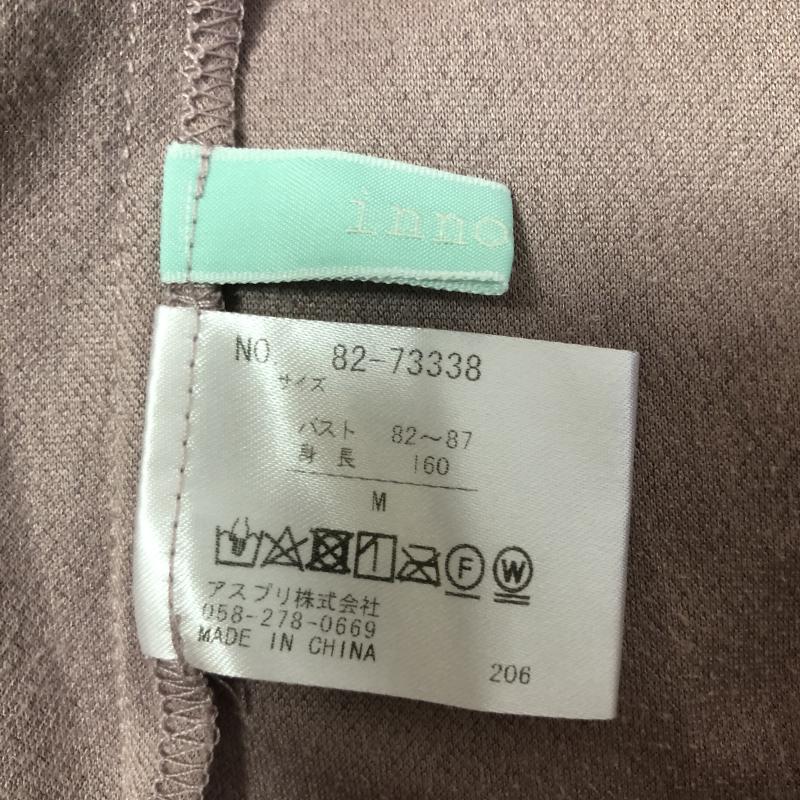 イノウェーブ innowave カットソー 長袖 M 無地 紫 / パープル / レディース USED 古着 中古 10004354