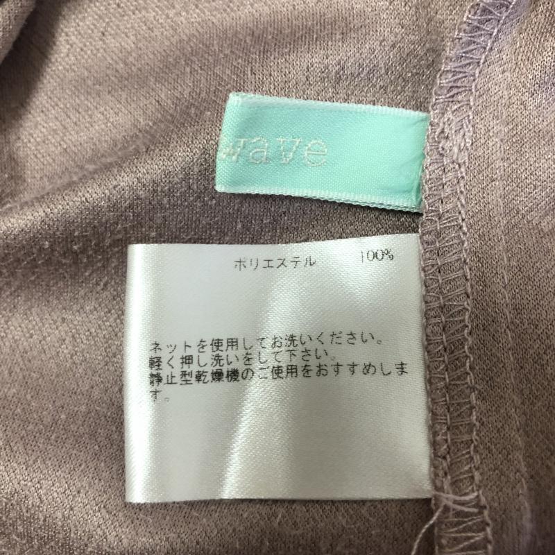 イノウェーブ innowave カットソー 長袖 M 無地 紫 / パープル / レディース USED 古着 中古 10004354