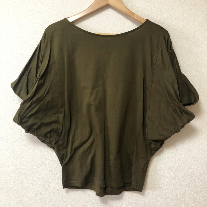 アナナス anana カットソー 七分袖 38 無地 緑 / グリーン / レディース USED 古着 中古 10004355