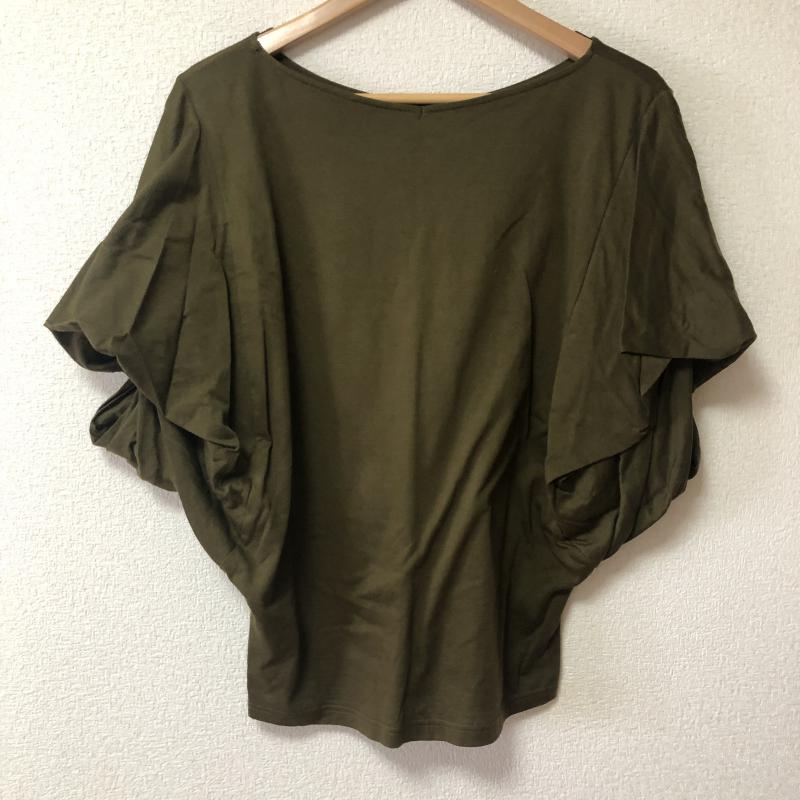 アナナス anana カットソー 七分袖 38 無地 緑 / グリーン / レディース USED 古着 中古 10004355