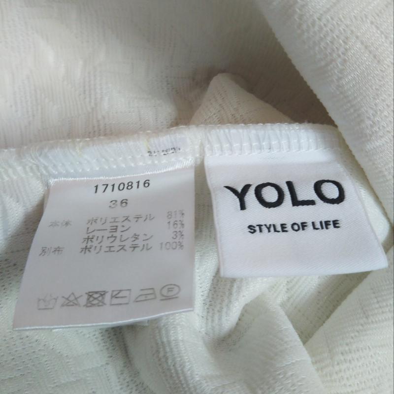 ヨーロ YOLO カットソー 七分袖 36 無地 レディース USED 古着 中古 10004367