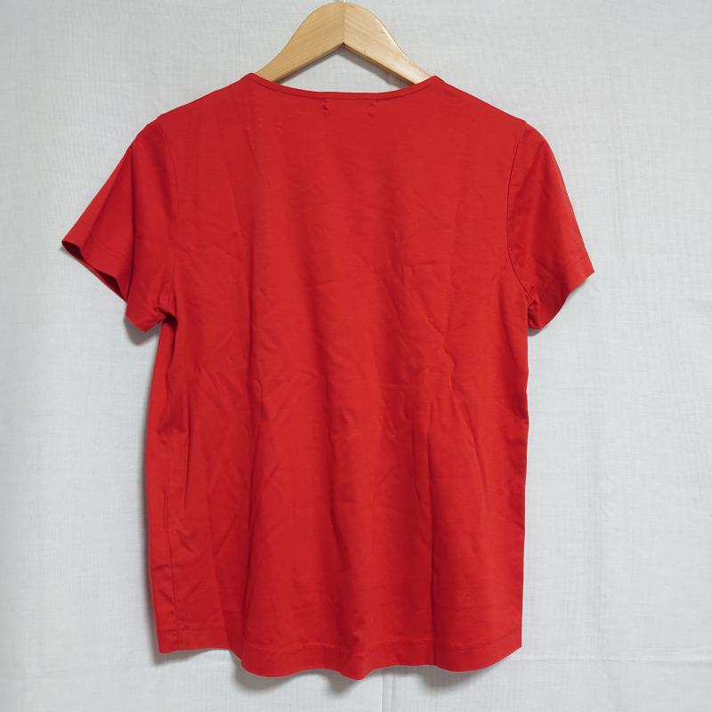 グリーンデイル ガーネット GREENDALE GARNET カットソー 半袖 S 無地 赤 / レッド / レディース USED 古着 中古 10004371