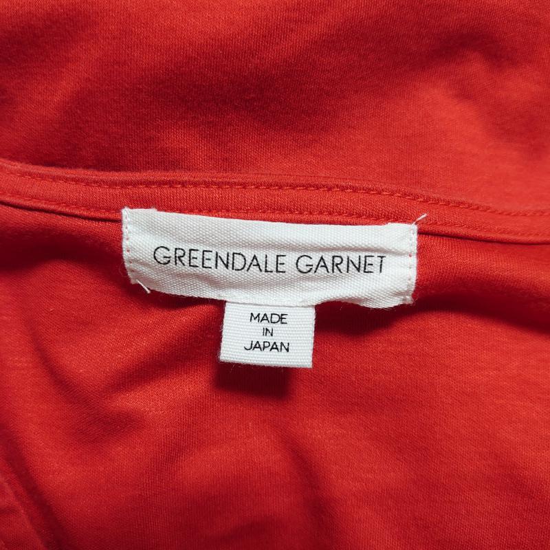 グリーンデイル ガーネット GREENDALE GARNET カットソー 半袖 S 無地 赤 / レッド / レディース USED 古着 中古 10004371
