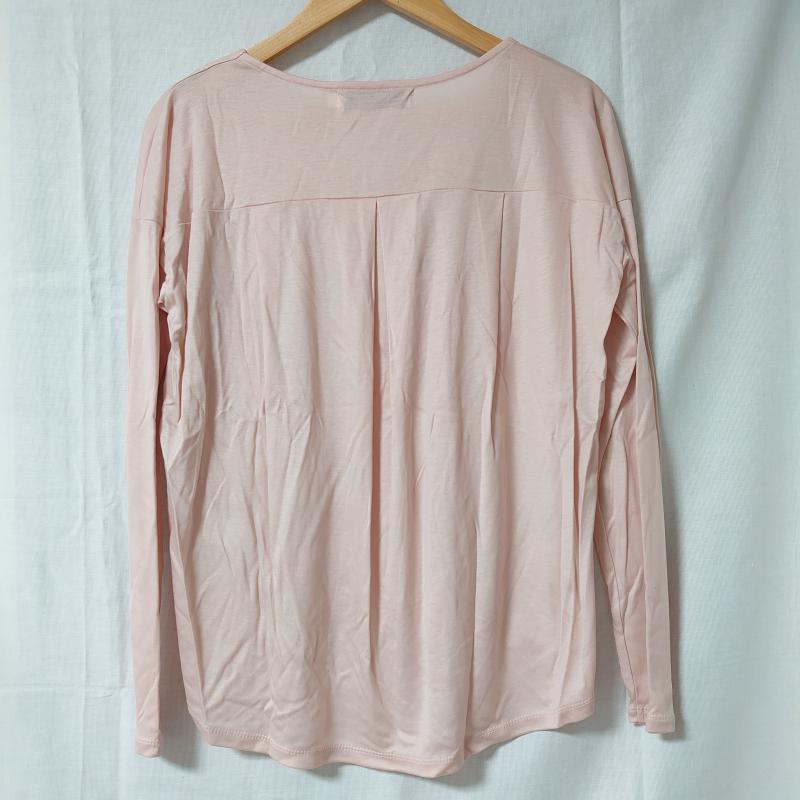 マルキスデブラン Marquise de blanc カットソー 長袖 38 無地 桃 / ピンク / レディース USED 古着 中古 10004380